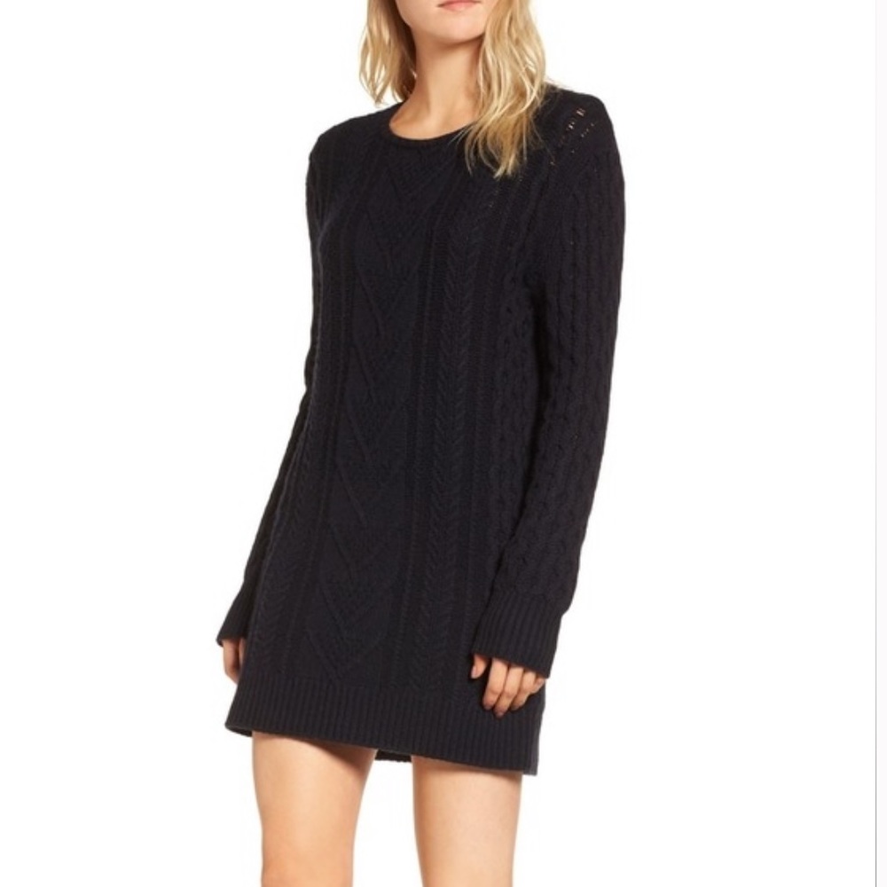 RAILS Black Jesse Wool/Cashmere Sweater Dress S